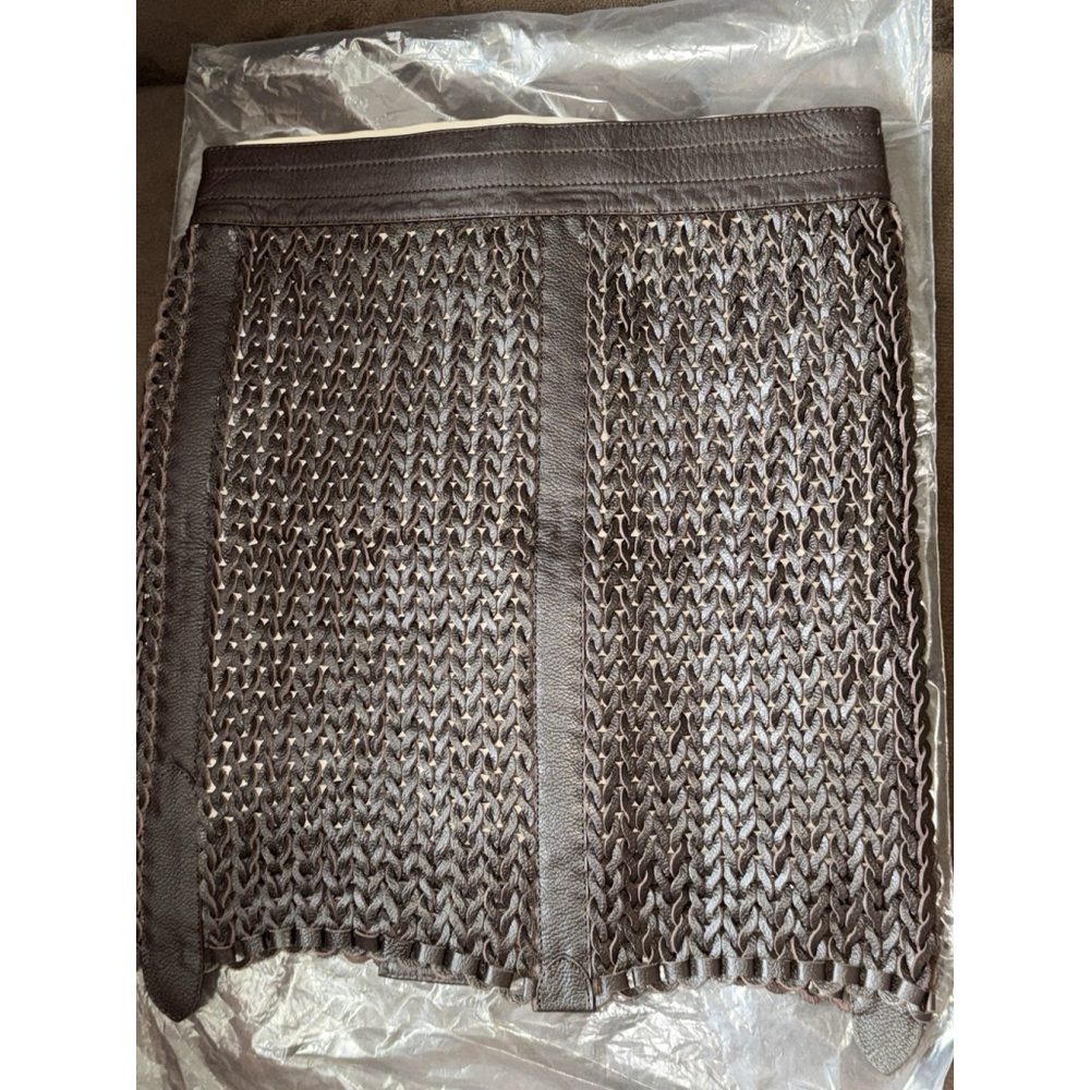 NEW Nonchalant Label kaiden mini skirt in chocolate small NWT - Picture 4 of 5